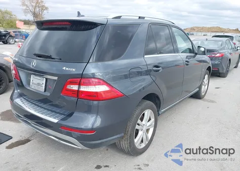 2012 Mercedes-Benz Ml 350 4Matic from USA, damaged, VIN 4JGDA5HBXCA030635